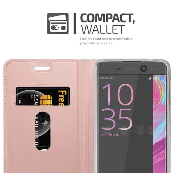 Sony Xperia XA Skal Fodral med magnetisk stängning, ståfunktion och kortficka Mobilskydd