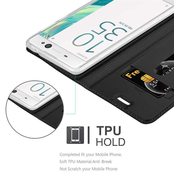 Sony Xperia XA ULTRA Suojakotelo Suojakuori Lompakkokotelo Matkapuhelinkotelo jossa magneettisuljenta, jalusta-toiminto ja korttitasku