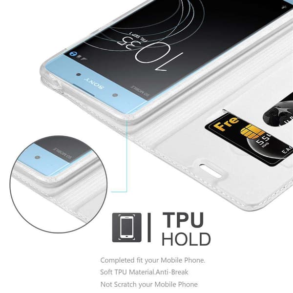 Sony Xperia XA1 PLUS Suojakotelo Suojakuori Lompakkokotelo Matkapuhelinkotelo jossa magneettisuljenta, jalusta-toiminto ja korttitasku