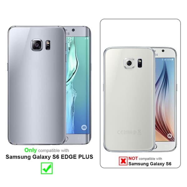 Fordral för Samsung Galaxy S6 EDGE PLUS Skal med magnetisk stängning, ståfunktion och kortficka Mobilskydd
