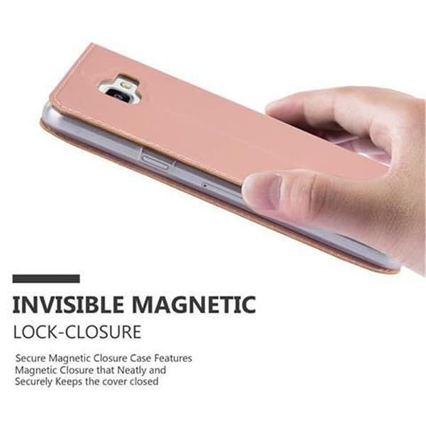 Deksel til Samsung Galaxy A3 2016 Lommebokdeksel med magnetisk lukking, stativfunksjon og kortlomme