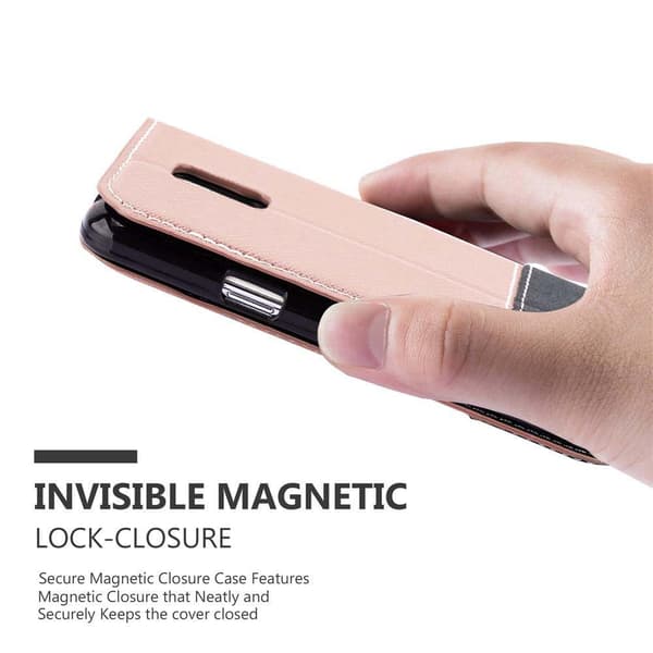 Samsung Galaxy S5 MINI / S5 MINI DUOS Suojakotelo Suojakuori Lompakkokotelo Matkapuhelinkotelo jossa magneettisuljenta, jalusta-toiminto ja