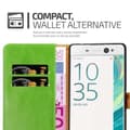 Pikkukuva 6 / 6: Sony Xperia XA ULTRA Suojakotelo Suojakuori Lompakkokotelo Matkapuhelinkotelo jossa magneettisuljenta, jalusta-toiminto ja korttitasku
