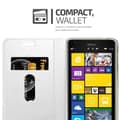 Pikkukuva 7 / 8: Nokia Lumia 1520 Suojakotelo Suojakuori Lompakkokotelo Matkapuhelinkotelo jossa magneettisuljenta, jalusta-toiminto ja korttitasku
