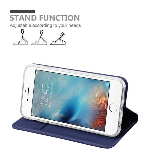 iPhone 6 PLUS / 6S PLUS Skal Fodral med magnetisk stängning, ståfunktion och kortficka Mobilskydd