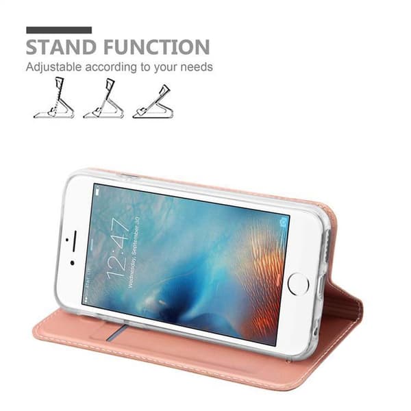 iPhone 6 PLUS / 6S PLUS Suojakotelo Suojakuori Lompakkokotelo Matkapuhelinkotelo jossa magneettisuljenta, jalusta-toiminto ja korttitasku