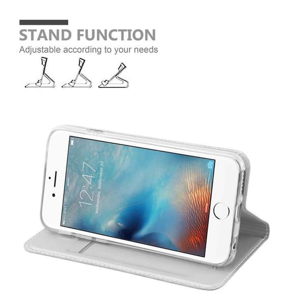 iPhone 6 PLUS / 6S PLUS Suojakotelo Suojakuori Lompakkokotelo Matkapuhelinkotelo jossa magneettisuljenta, jalusta-toiminto ja korttitasku