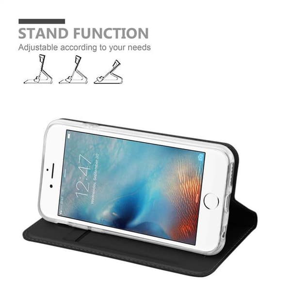 iPhone 6 PLUS / 6S PLUS Suojakotelo Suojakuori Lompakkokotelo Matkapuhelinkotelo jossa magneettisuljenta, jalusta-toiminto ja korttitasku