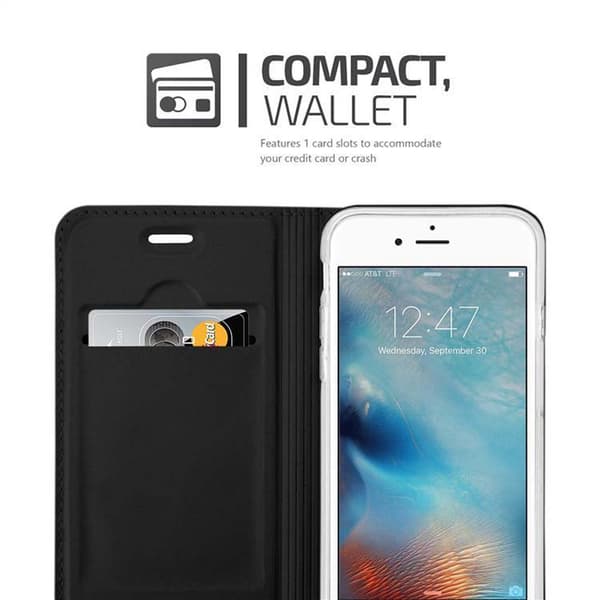 iPhone 6 PLUS / 6S PLUS Suojakotelo Suojakuori Lompakkokotelo Matkapuhelinkotelo jossa magneettisuljenta, jalusta-toiminto ja korttitasku