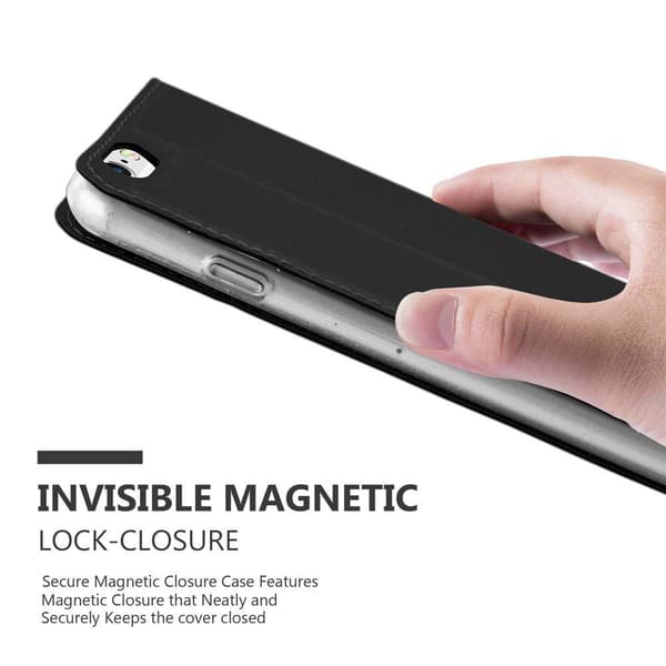iPhone 6 PLUS / 6S PLUS Skal Fodral med magnetisk stängning, ståfunktion och kortficka Mobilskydd