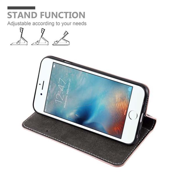 iPhone 6 PLUS / 6S PLUS Suojakotelo Suojakuori Lompakkokotelo Matkapuhelinkotelo jossa magneettisuljenta, jalusta-toiminto ja korttitasku