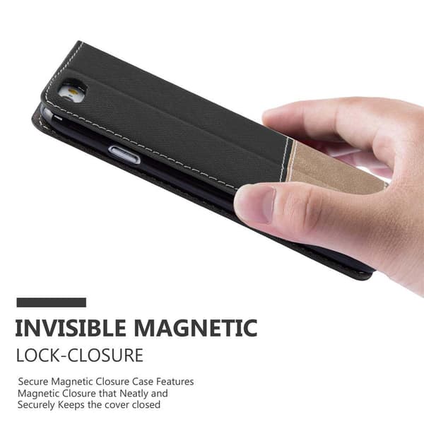 Fordral för iPhone 6 PLUS / 6S PLUS Skal med magnetisk stängning, ståfunktion och kortficka Mobilskydd