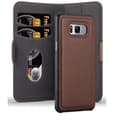 Miniatyrbild 1 av 7: Samsung Galaxy S8 PLUS Fodral Plånboksfodral Mobikskal Case i 2-i-1-design Skyddsfodral med ståfunktion och kortficka