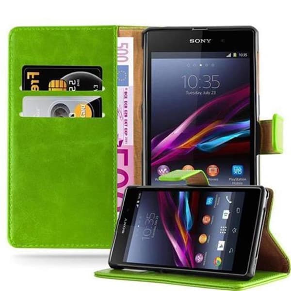 Cover Sony Xperia Z1 Etui Case () GRÆS GRØN
