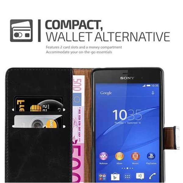 Sony Xperia Z3 Plånboksfodral Skal Mobilskyddmed magnetisk stängning, ståfunktion och kortficka