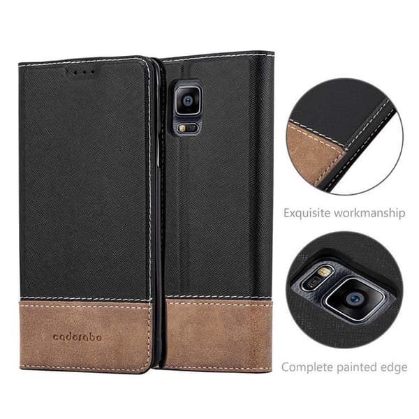 Fordral för Samsung Galaxy NOTE 4 Skal med magnetisk stängning, ståfunktion och kortficka Mobilskydd