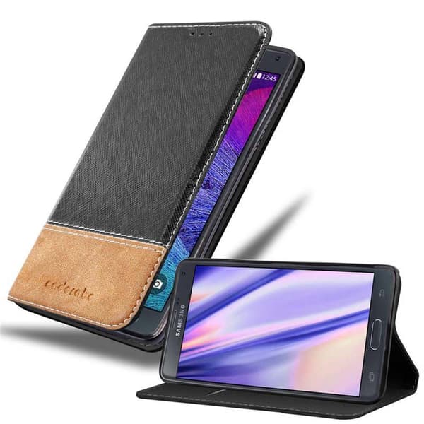 Fordral för Samsung Galaxy NOTE 4 Skal med magnetisk stängning, ståfunktion och kortficka Mobilskydd
