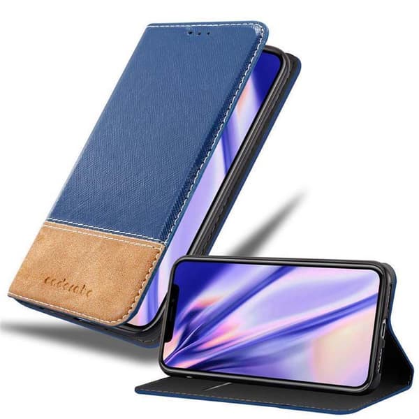 Lommebokdeksel til iPhone XS MAX Deksel med magnetisk lukking, stativfunksjon og kortlomme