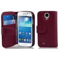 Miniatyrbild 2 av 10: Samsung Galaxy S4 MINI Skal Fodral Plånboksfodral Case Skyddsfodral i texturerat konstläder och kortficka