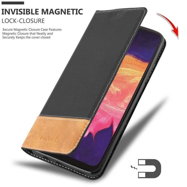 Lommebokdeksel til Samsung Galaxy A10 / M10 Deksel med magnetisk lukking, stativfunksjon og kortlomme
