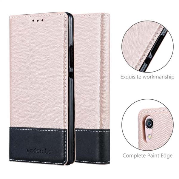 Fordral för Huawei ASCEND P7 Skal med magnetisk stängning, ståfunktion och kortficka Mobilskydd