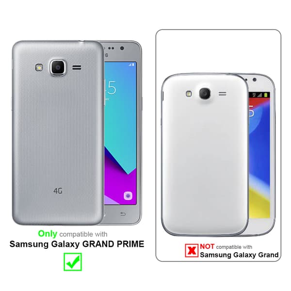 Fordral för Samsung Galaxy GRAND PRIME Skal med magnetisk stängning, ståfunktion och kortficka Mobilskydd