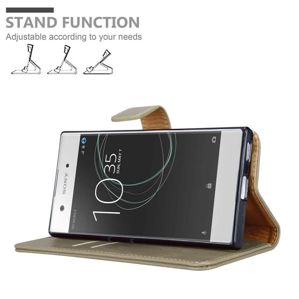 Sony Xperia XA1 Plånboksfodral Skal Mobilskyddmed magnetisk stängning, ståfunktion och kortficka