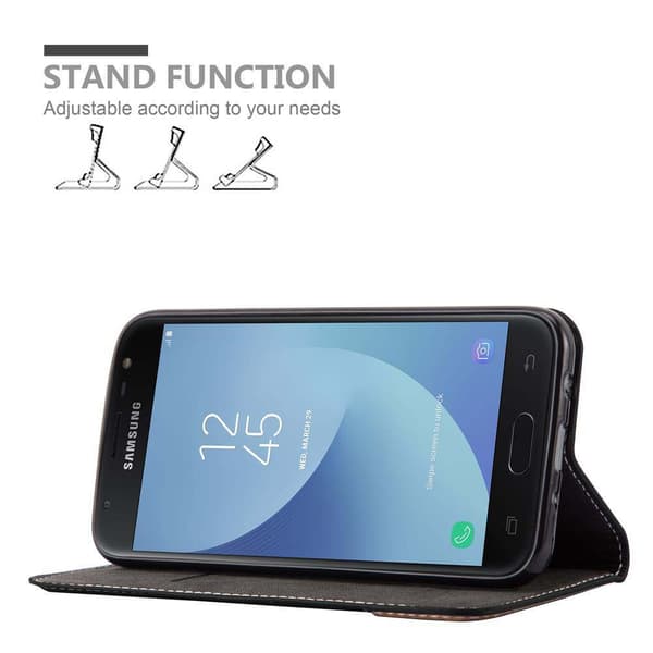 Fordral för Samsung Galaxy J7 2017 Skal med magnetisk stängning, ståfunktion och kortficka Mobilskydd