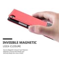 Pikkukuva 7 / 7: Huawei P8 Suojakotelo Suojakuori Lompakkokotelo Matkapuhelinkotelo jossa magneettisuljenta, jalusta-toiminto ja korttitasku