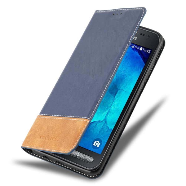 Fordral för Samsung Galaxy XCover 3 Skal med magnetisk stängning, ståfunktion och kortficka Mobilskydd
