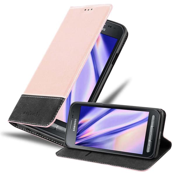 Fordral för Samsung Galaxy XCover 3 Skal med magnetisk stängning, ståfunktion och kortficka Mobilskydd