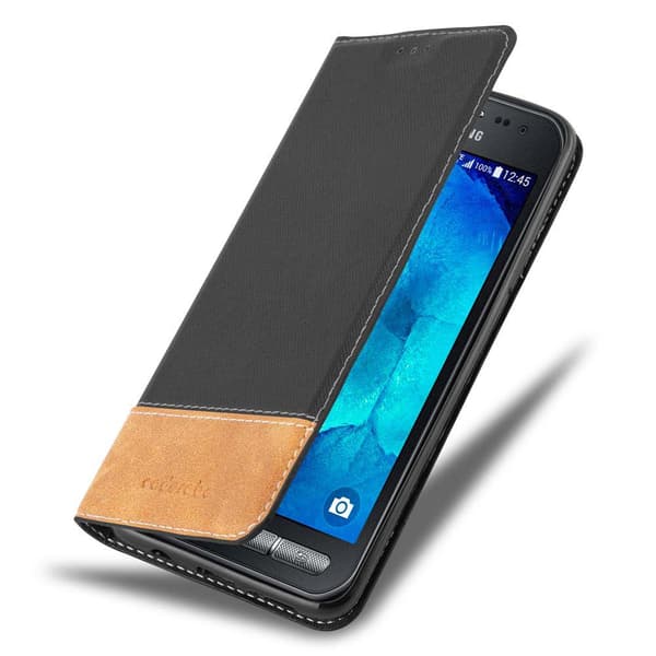 Fordral för Samsung Galaxy XCover 3 Skal med magnetisk stängning, ståfunktion och kortficka Mobilskydd