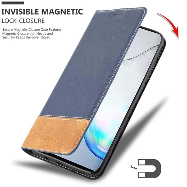 Samsung Galaxy NOTE 10 Suojakotelo Suojakuori Lompakkokotelo Matkapuhelinkotelo jossa magneettisuljenta, jalusta-toiminto ja korttitasku