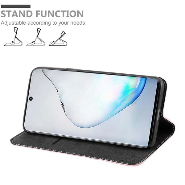 Samsung Galaxy NOTE 10 Suojakotelo Suojakuori Lompakkokotelo Matkapuhelinkotelo jossa magneettisuljenta, jalusta-toiminto ja korttitasku