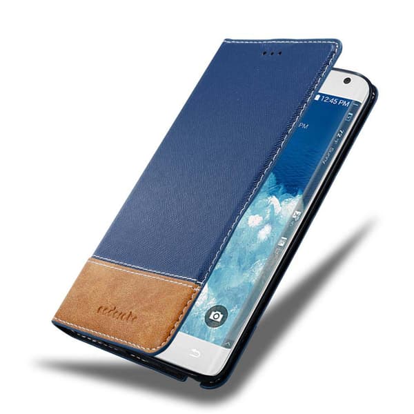 Fordral för Samsung Galaxy NOTE EDGE Skal med magnetisk stängning, ståfunktion och kortficka Mobilskydd