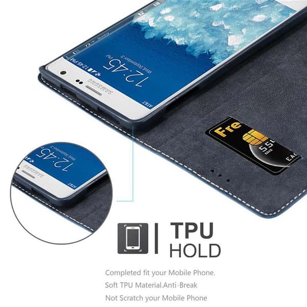 Samsung Galaxy NOTE EDGE Suojakotelo Suojakuori Lompakkokotelo Matkapuhelinkotelo jossa magneettisuljenta, jalusta-toiminto ja korttitasku