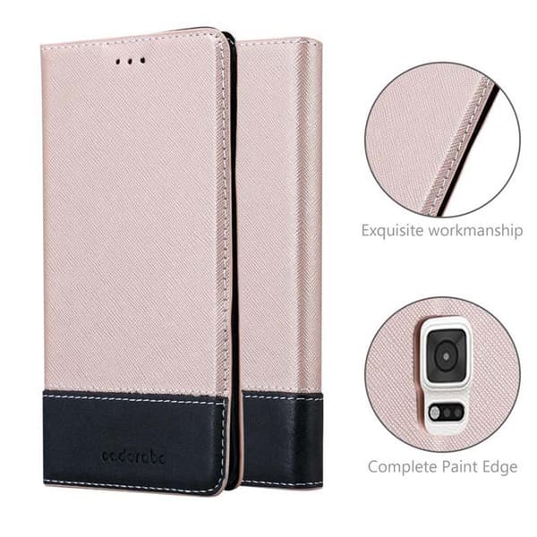 Fordral för Samsung Galaxy NOTE EDGE Skal med magnetisk stängning, ståfunktion och kortficka Mobilskydd