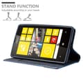 Pikkukuva 4 / 7: Nokia Lumia 520 / 521 Suojakotelo Suojakuori Lompakkokotelo Matkapuhelinkotelo jossa magneettisuljenta, jalusta-toiminto ja korttitasku