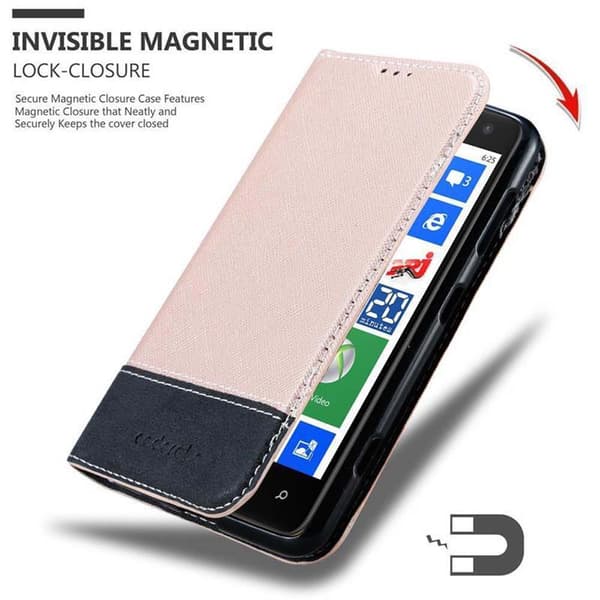Nokia Lumia 625 Suojakotelo Suojakuori Lompakkokotelo Matkapuhelinkotelo jossa magneettisuljenta, jalusta-toiminto ja korttitasku