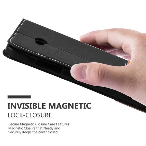 Lommebokdeksel til Nokia Lumia 640 Deksel med magnetisk lukking, stativfunksjon og kortlomme
