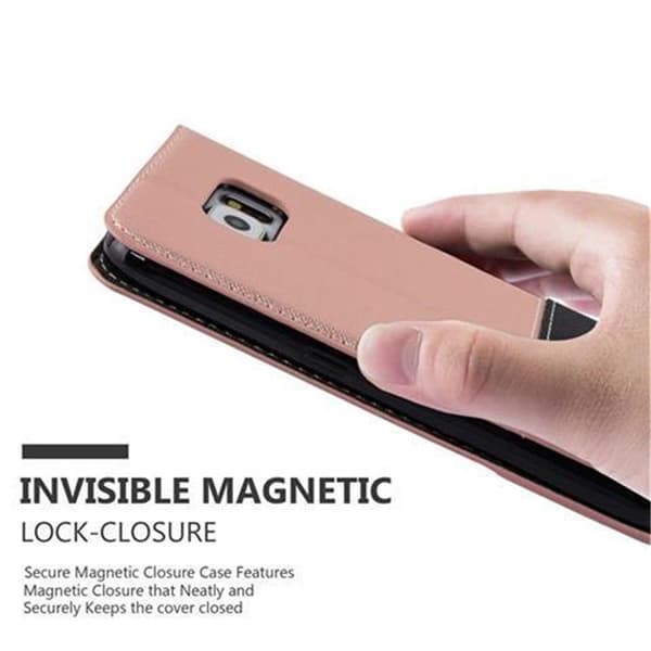 Samsung Galaxy S6 Suojakotelo Suojakuori Lompakkokotelo Matkapuhelinkotelo jossa magneettisuljenta, jalusta-toiminto ja korttitasku