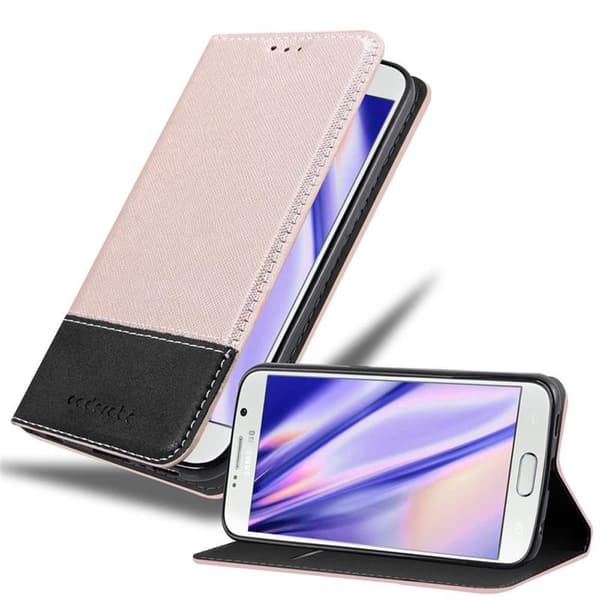 Lommebokdeksel til Samsung Galaxy S6 Deksel med magnetisk lukking, stativfunksjon og kortlomme