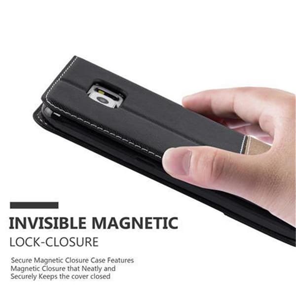 Fordral för Samsung Galaxy S6 Skal med magnetisk stängning, ståfunktion och kortficka Mobilskydd