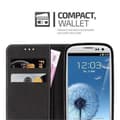 Miniatyrbilde 4 av 7: Lommebokdeksel til Samsung Galaxy S3 / S3 NEO Deksel med magnetisk lukking, stativfunksjon og kortlomme