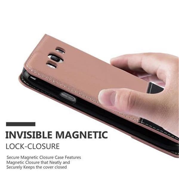 Lommebokdeksel til Samsung Galaxy S3 / S3 NEO Deksel med magnetisk lukking, stativfunksjon og kortlomme