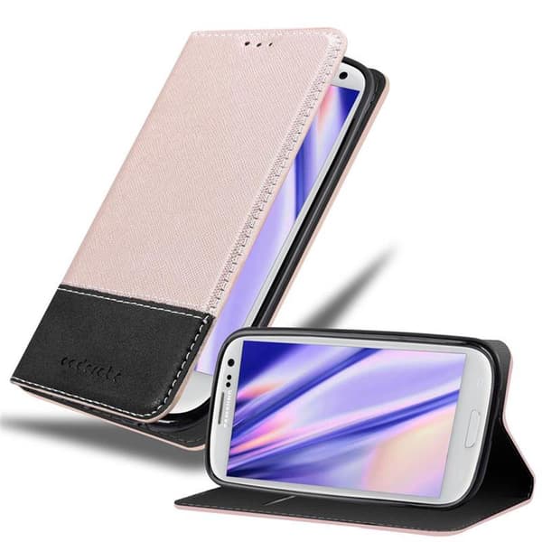 Lommebokdeksel til Samsung Galaxy S3 / S3 NEO Deksel med magnetisk lukking, stativfunksjon og kortlomme