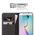 Miniatyrbilde 4 av 7: Lommebokdeksel til Samsung Galaxy S6 EDGE Deksel med magnetisk lukking, stativfunksjon og kortlomme
