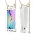 Pikkukuva 8 / 8: Samsung Galaxy S6 Suojakuori ketju Silikoni suojakotelo Gold Rings johto hihna ja irrotettava asia