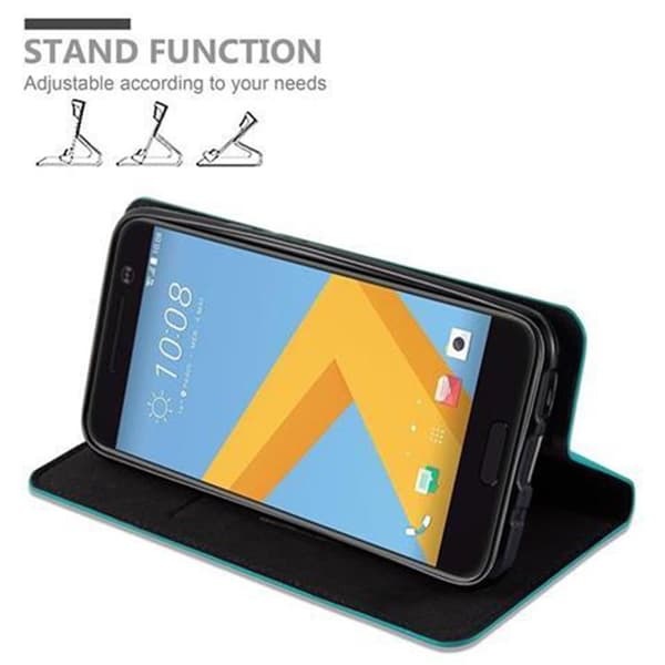 HTC ONE M10 Fodral Skal Plånboksfodral Case med magnetisk stängning, ståfunktion och kortficka