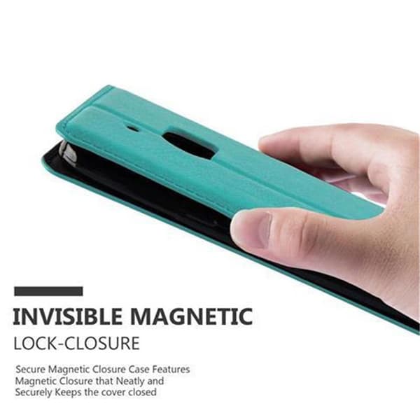 HTC ONE M10 Fodral Skal Plånboksfodral Case med magnetisk stängning, ståfunktion och kortficka